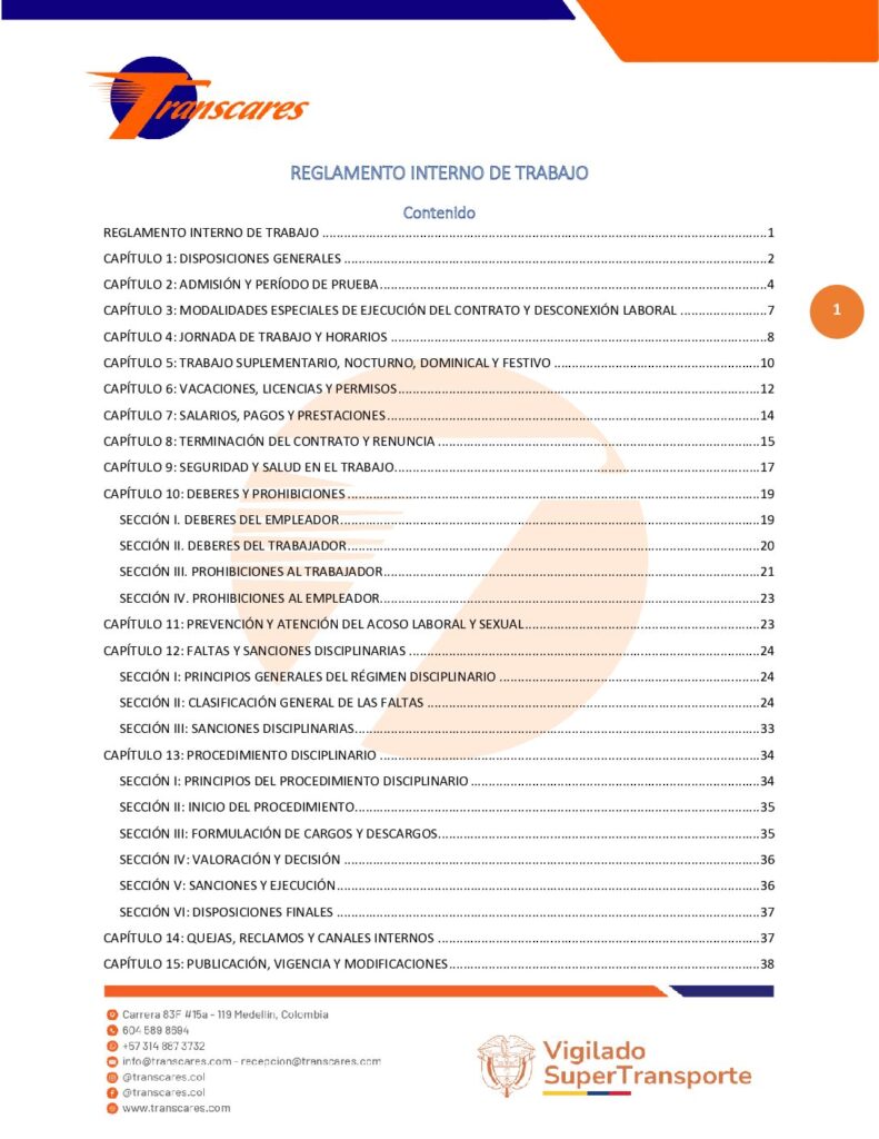 REGLAMENTO PARA COLABORADORES